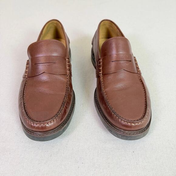 Cole Haan Pinch Prep Penny Loafer Men\'s 9M Brown Leather Classic Moc Toe Slip On main image 9